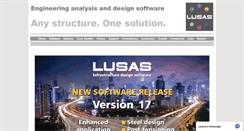 Desktop Screenshot of lusas.com
